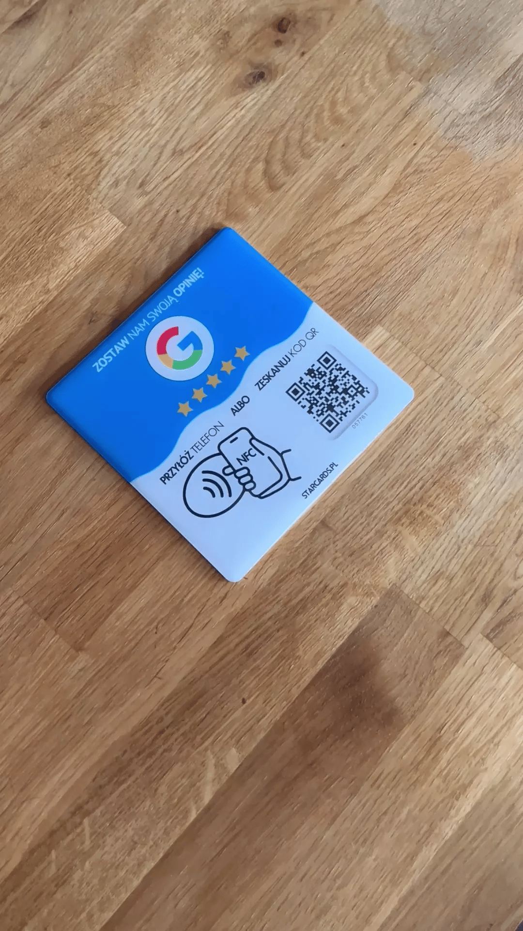 Opinie Google NFC Karta Starcards