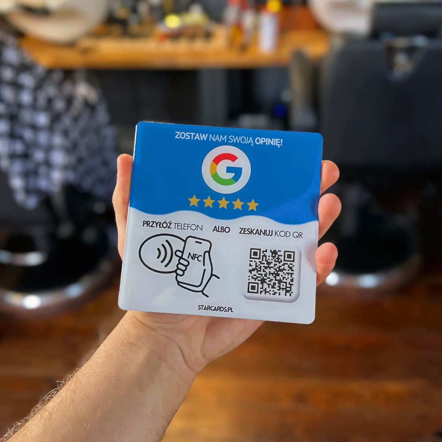 Zdjęcie Plate NFC Starcards Opinie Google