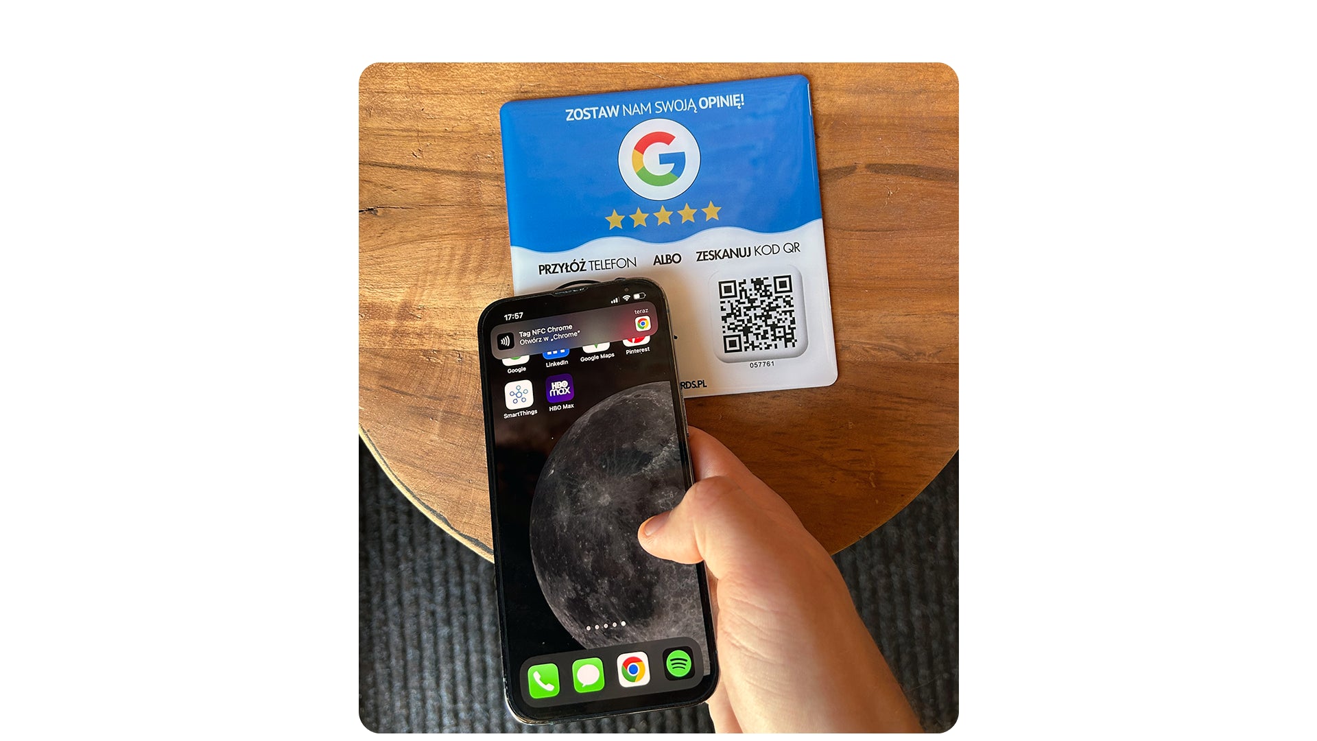 Opinia Google 5 sekund NFC Starcards.pl