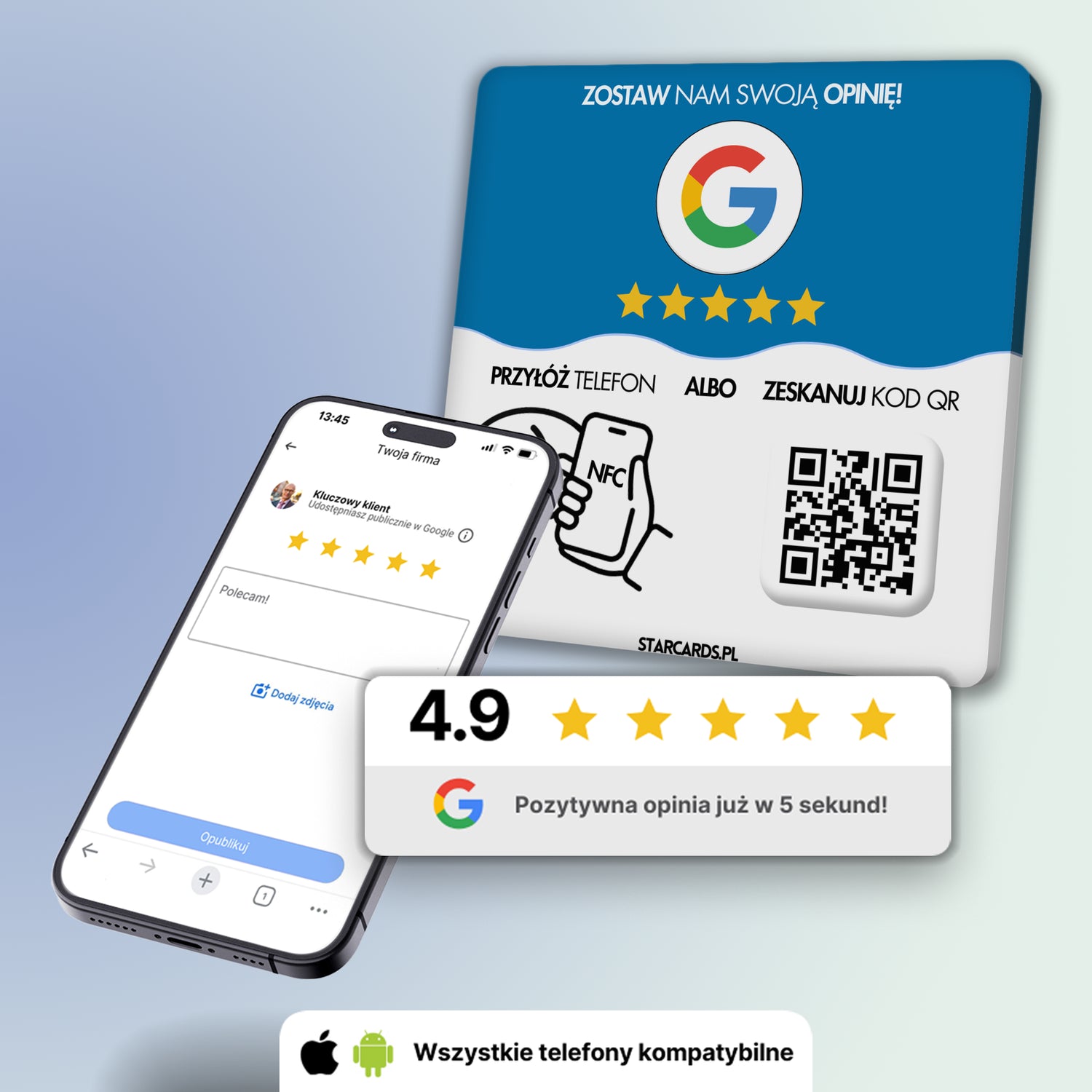 Opinie Google Firmy Karta NFC Starcards.pl