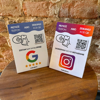 Zdjęcie Stand Google I Instagram NFC Starcards Opinie Google
